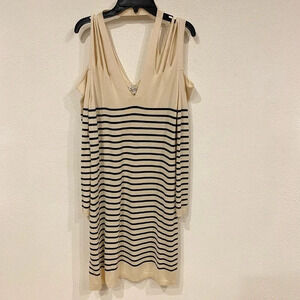 NWT Foley + Corinna Striped Sweater Dress Size Large